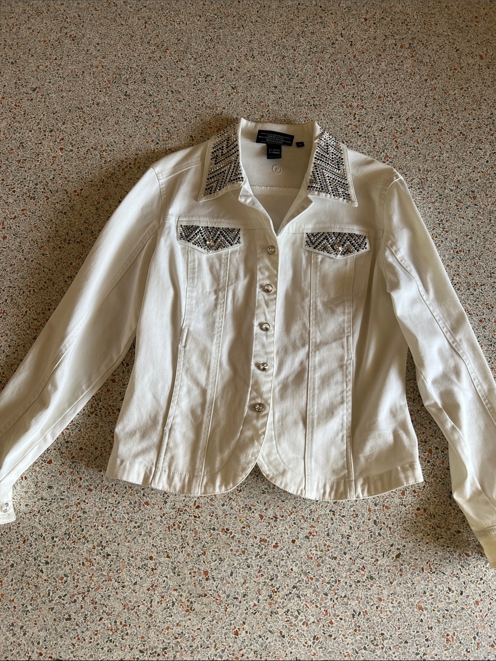 Christine Alexander White Blazer Jacket